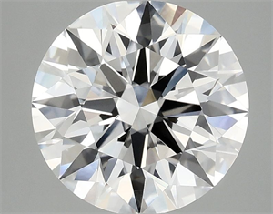 Picture of Lab Grown Diamond 3.04 Carats, Round with Ideal Cut, F Color, VVS2 Clarity and Certified by IGI