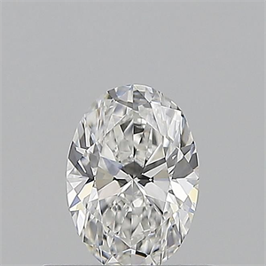 Picture of Natural Diamond 0.50 Carats, Oval with  Cut, E Color, VVS1 Clarity and Certified by GIA
