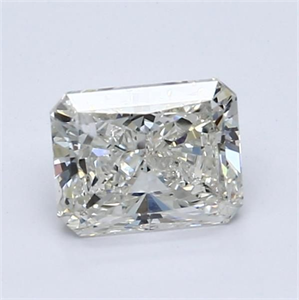 Picture of Natural Diamond 1.00 Carats, Radiant with  Cut, J Color, I1 Clarity and Certified by GIA