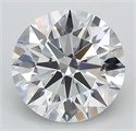 Lab Grown Diamond 3.17 Carats, Round with Ideal Cut, D Color, IF Clarity and Certified by IGI