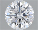Lab Grown Diamond 1.64 Carats, Round with Excellent Cut, D Color, VVS1 Clarity and Certified by GIA