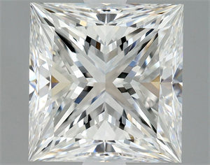 Foto Diamante Natural 1.91 quilates, Princesa , Color F, claridad VVS2 y certificado GIA de