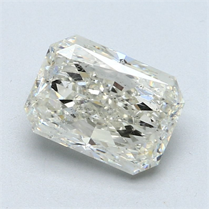 Picture of Natural Diamond 3.02 Carats, Radiant with  Cut, J Color, SI2 Clarity and Certified by GIA