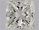 Natural Diamond 1.00 Carats, Princess with  Cut, J Color, VVS2 Clarity and Certified by GIA
