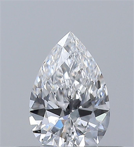 Foto Diamante Natural 0.30 quilates, De pera , Color E, claridad VS1 y certificado GIA de