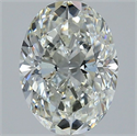 Natural Diamond 3.03 Carats, Oval with  Cut, I Color, SI1 Clarity and Certified by GIA
