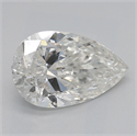 Natural Diamond 1.82 Carats, Pear with  Cut, H Color, SI2 Clarity and Certified by GIA