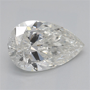 Picture of Natural Diamond 1.82 Carats, Pear with  Cut, H Color, SI2 Clarity and Certified by GIA