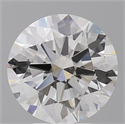 Lab Grown Diamond 5.00 Carats, Round with Ideal Cut, F Color, VS1 Clarity and Certified by IGI