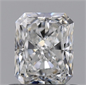 Natural Diamond 0.70 Carats, Radiant with  Cut, F Color, IF Clarity and Certified by GIA