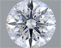 Del inventario de diamantes de laboratorio, 1.21 quilates, Redondo , Color E, claridad VVS2 y certificado IGI