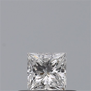 Picture of Natural Diamond 0.23 Carats, Princess with  Cut, E Color, VVS2 Clarity and Certified by GIA