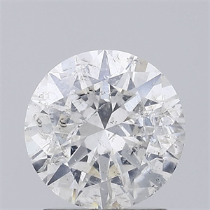 Picture of Natural Diamond 1.54 Carats, Round with Very Good Cut, H Color, I1 Clarity and Certified by IGI