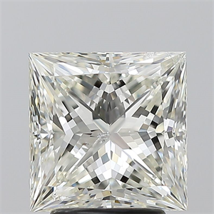 Foto Diamante Natural 3.02 quilates, Princesa , Color K, claridad SI2 y certificado GIA de