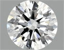 Lab Grown Diamond 1.41 Carats, Round with Ideal Cut, E Color, VS2 Clarity and Certified by IGI