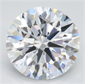Del inventario de diamantes de laboratorio, 4.40 quilates, Redondo , Color D, claridad VVS2 y certificado GIA