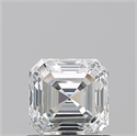 Natural Diamond 0.93 Carats, Asscher with  Cut, F Color, VVS2 Clarity and Certified by GIA