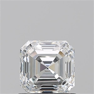 Foto Diamante Natural 0.93 quilates, Asscher , Color F, claridad VVS2 y certificado GIA de