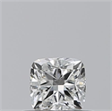 Natural Diamond 0.41 Carats, Cushion with  Cut, H Color, VVS1 Clarity and Certified by GIA