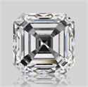 Natural Diamond 1.51 Carats, Asscher with  Cut, I Color, VS1 Clarity and Certified by GIA