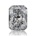 Natural Diamond 0.41 Carats, Radiant with  Cut, D Color, VS2 Clarity and Certified by GIA