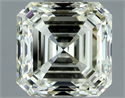 Natural Diamond 2.01 Carats, Asscher with  Cut, L Color, VVS1 Clarity and Certified by IGI