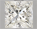 Natural Diamond 1.50 Carats, Princess with  Cut, J Color, VVS1 Clarity and Certified by IGI