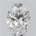 Natural Diamond 1.20 Carats, Oval with  Cut, E Color, SI1 Clarity and Certified by GIA