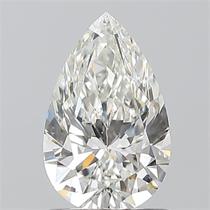 Picture of Natural Diamond 1.00 Carats, Pear with  Cut, H Color, VS1 Clarity and Certified by GIA