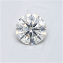 Diamante Natural 0.57 quilates, Redondo , Color J, claridad I1 y certificado GIA