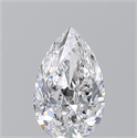 Natural Diamond 0.51 Carats, Pear with  Cut, D Color, VS1 Clarity and Certified by GIA