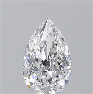 Picture of Natural Diamond 0.51 Carats, Pear with  Cut, D Color, VS1 Clarity and Certified by GIA