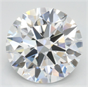 Lab Grown Diamond 4.02 Carats, Round with Excellent Cut, D Color, IF Clarity and Certified by GIA