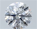 Diamante Natural 0.80 quilates, Redondo , Color D, claridad SI1 y certificado GIA