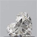 Natural Diamond 0.42 Carats, Heart with  Cut, H Color, VVS2 Clarity and Certified by GIA