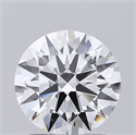 Lab Grown Diamond 1.56 Carats, Round with Ideal Cut, D Color, VS1 Clarity and Certified by IGI