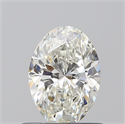 Diamante Natural 0.75 quilates, Ovalado , Color H, claridad VS1 y certificado GIA