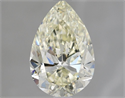 Natural Diamond 1.55 Carats, Pear with  Cut, N Color, VVS2 Clarity and Certified by GIA