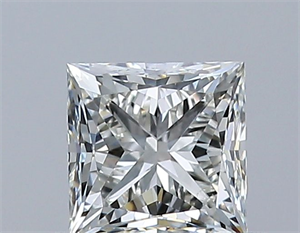 Picture of Natural Diamond 0.50 Carats, Princess with  Cut, J Color, VS1 Clarity and Certified by GIA
