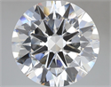 Lab Grown Diamond 7.00 Carats, Round with Excellent Cut, F Color, VVS2 Clarity and Certified by IGI