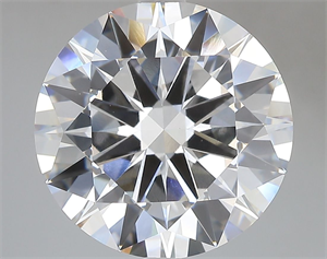 Picture of Lab Grown Diamond 7.00 Carats, Round with Excellent Cut, F Color, VVS2 Clarity and Certified by IGI