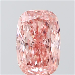 Picture of Lab Grown Diamond 2.01 Carats, CUSHION MODIFIED with  Cut, Fancy Vivid Pink Color, VS1 Clarity and Certified by IGI