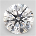 Lab Grown Diamond 3.89 Carats, Round with Ideal Cut, D Color, VVS2 Clarity and Certified by IGI