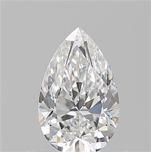 Picture of Natural Diamond 0.54 Carats, Pear with  Cut, E Color, VVS1 Clarity and Certified by GIA