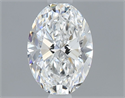 Natural Diamond 0.51 Carats, Oval with  Cut, E Color, VS1 Clarity and Certified by GIA