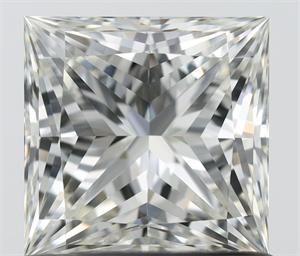 Picture of Natural Diamond 0.90 Carats, Princess with  Cut, I Color, VVS1 Clarity and Certified by IGI
