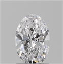 Natural Diamond 1.01 Carats, Oval with  Cut, D Color, VVS1 Clarity and Certified by GIA
