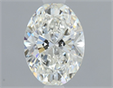 Diamante Natural 0.75 quilates, Ovalado , Color I, claridad VVS2 y certificado GIA
