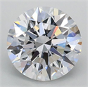 Lab Grown Diamond 1.09 Carats, Round with Ideal Cut, D Color, VS1 Clarity and Certified by IGI