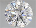 Lab Grown Diamond 5.03 Carats, Round with Ideal Cut, E Color, VVS2 Clarity and Certified by IGI